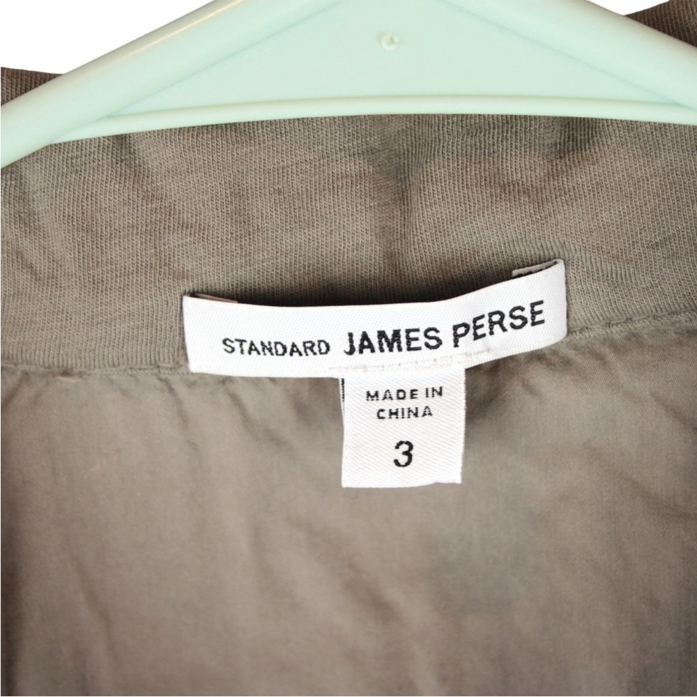 James Perse Standard Hooded Parka Full Zip Jacket Womens Size 3 Beige Yosemite - Picture 7 of 14